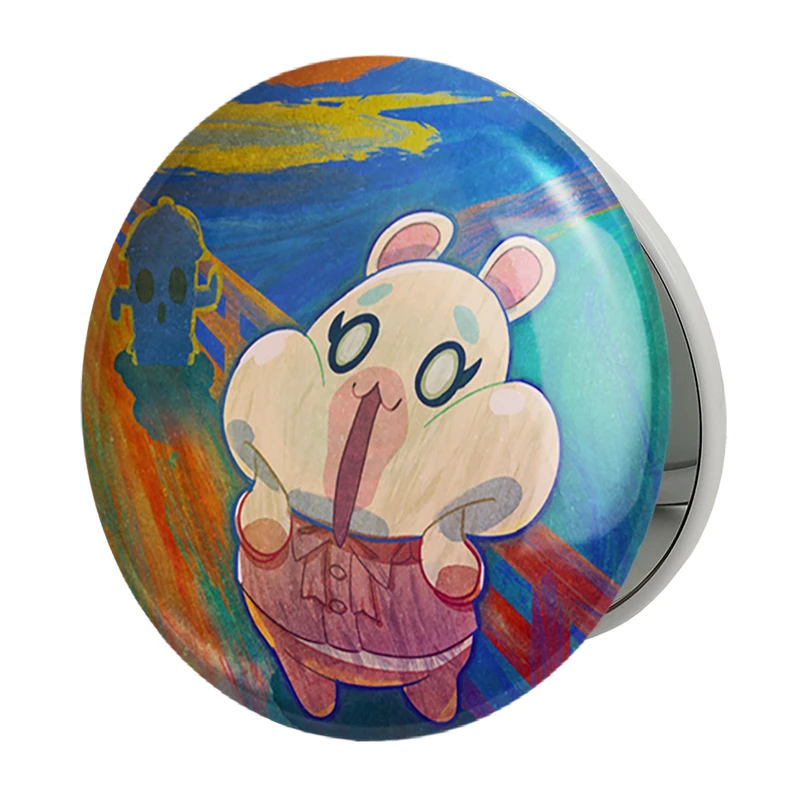 آینه جیبی خندالو طرح بازی انیمال کراسینگ (Animal Crossing) مدل تاشو کد 32657