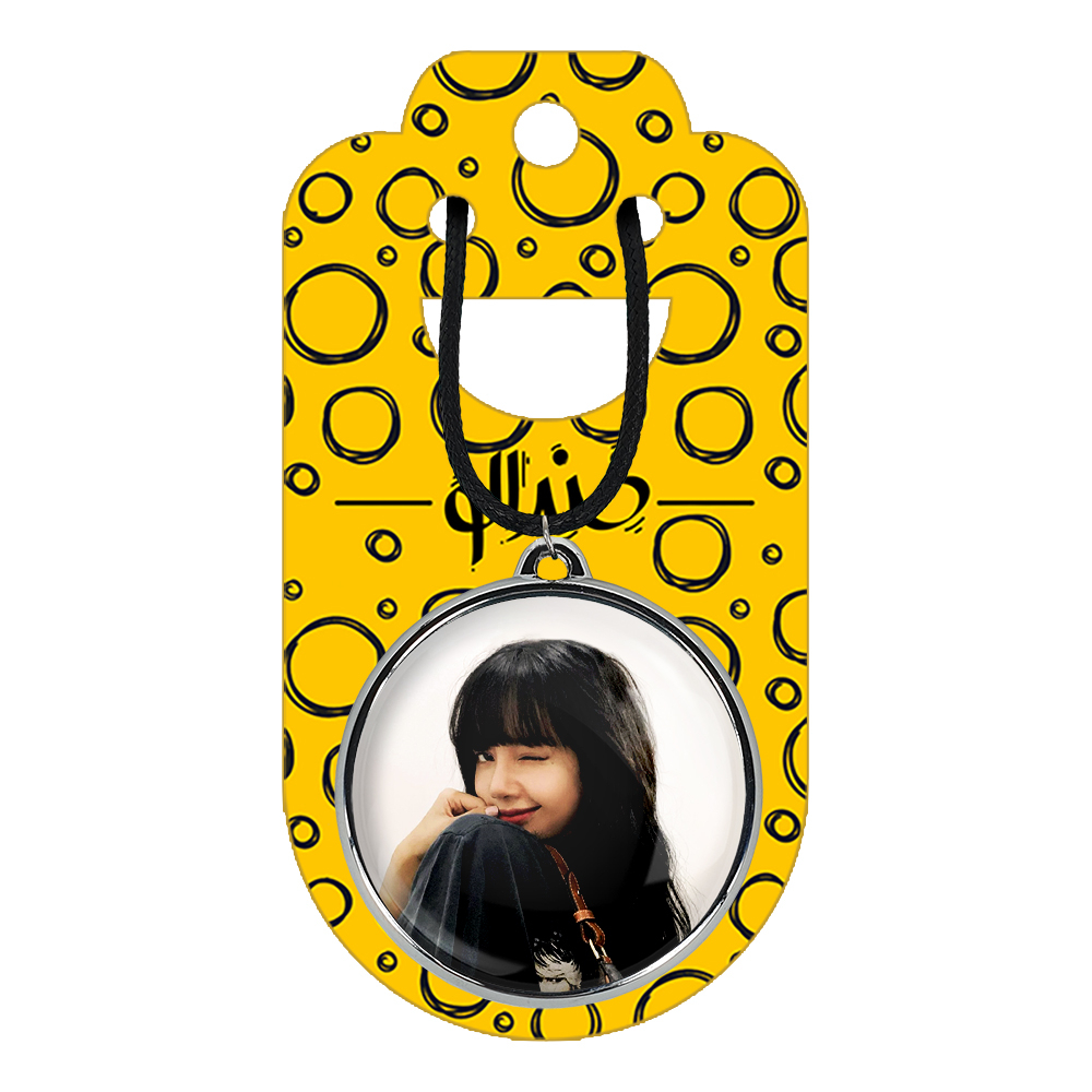 گردنبند خندالو مدل لیسا بلک پینک کد 1429614286