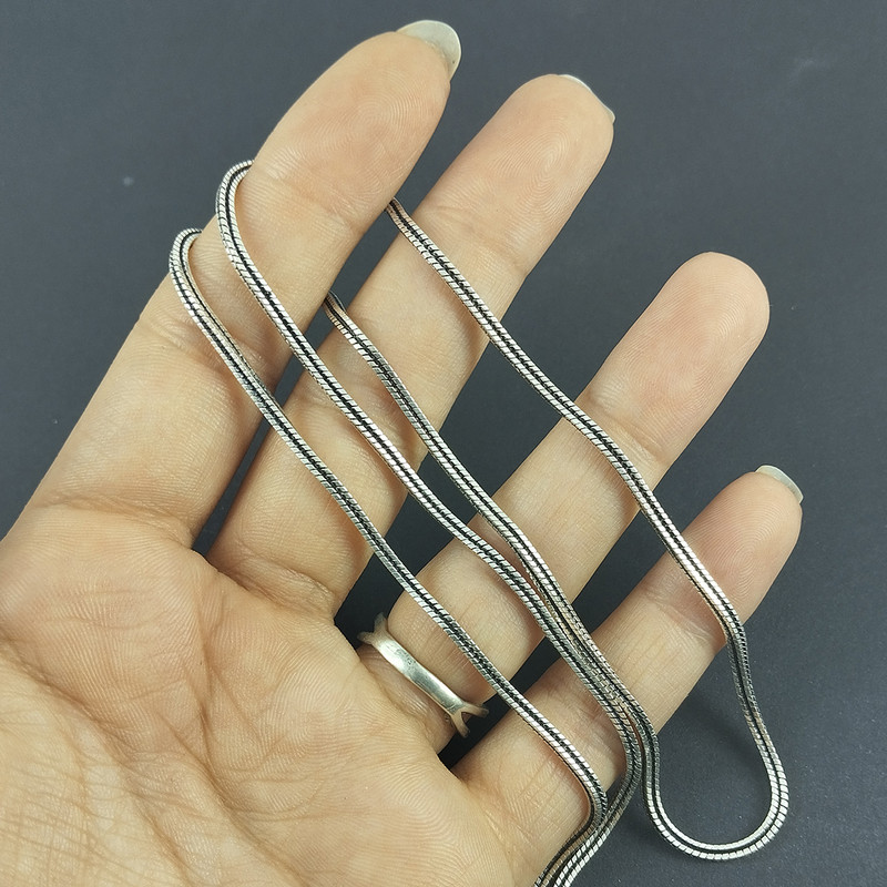 زنجیر نقره مردانه سلین کالا مدل فیگارو کد 13