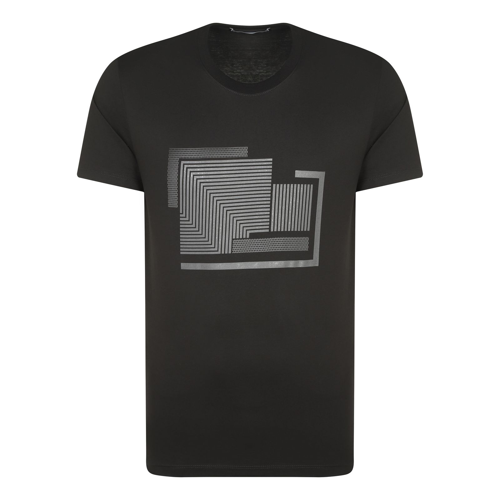 تی شرت آستین کوتاه مردانه باینت مدل 801-1 رنگ مشکی -  - 2