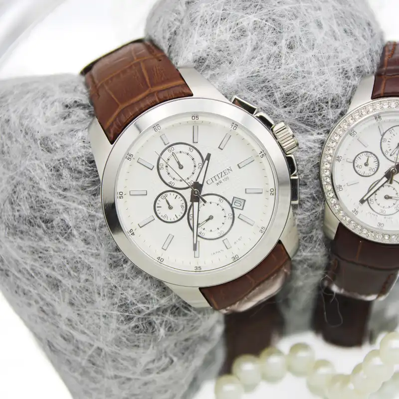 ست ساعت مچی عقربه ای زنانه و مردانه سیتی زن مدل 8167j