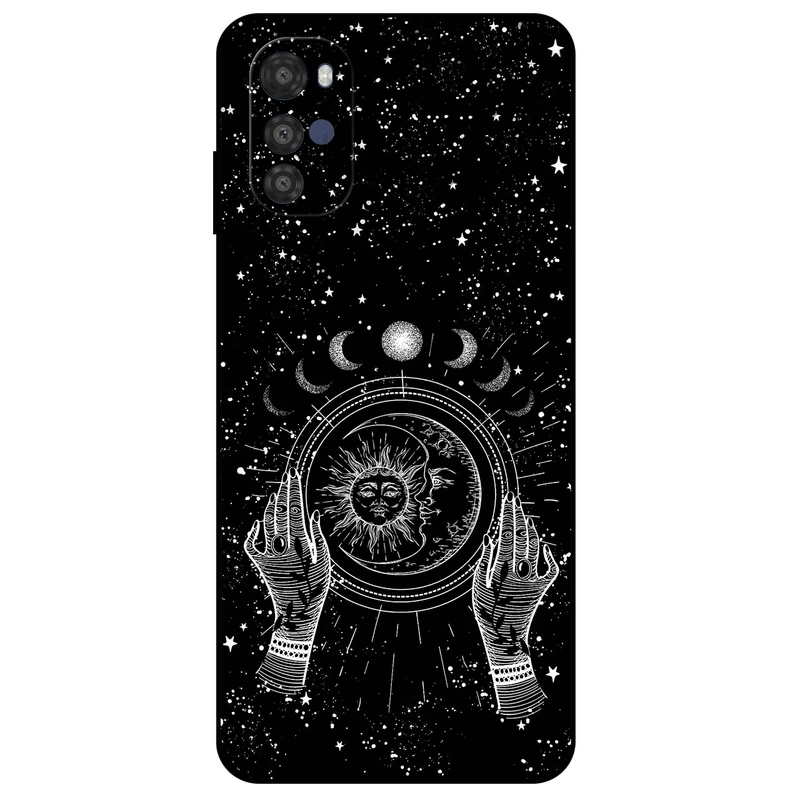 کاور مگافون طرح ماه و خورشید مدل 1892 مناسب برای گوشی موبایل موتورولا Moto E32 / E32s