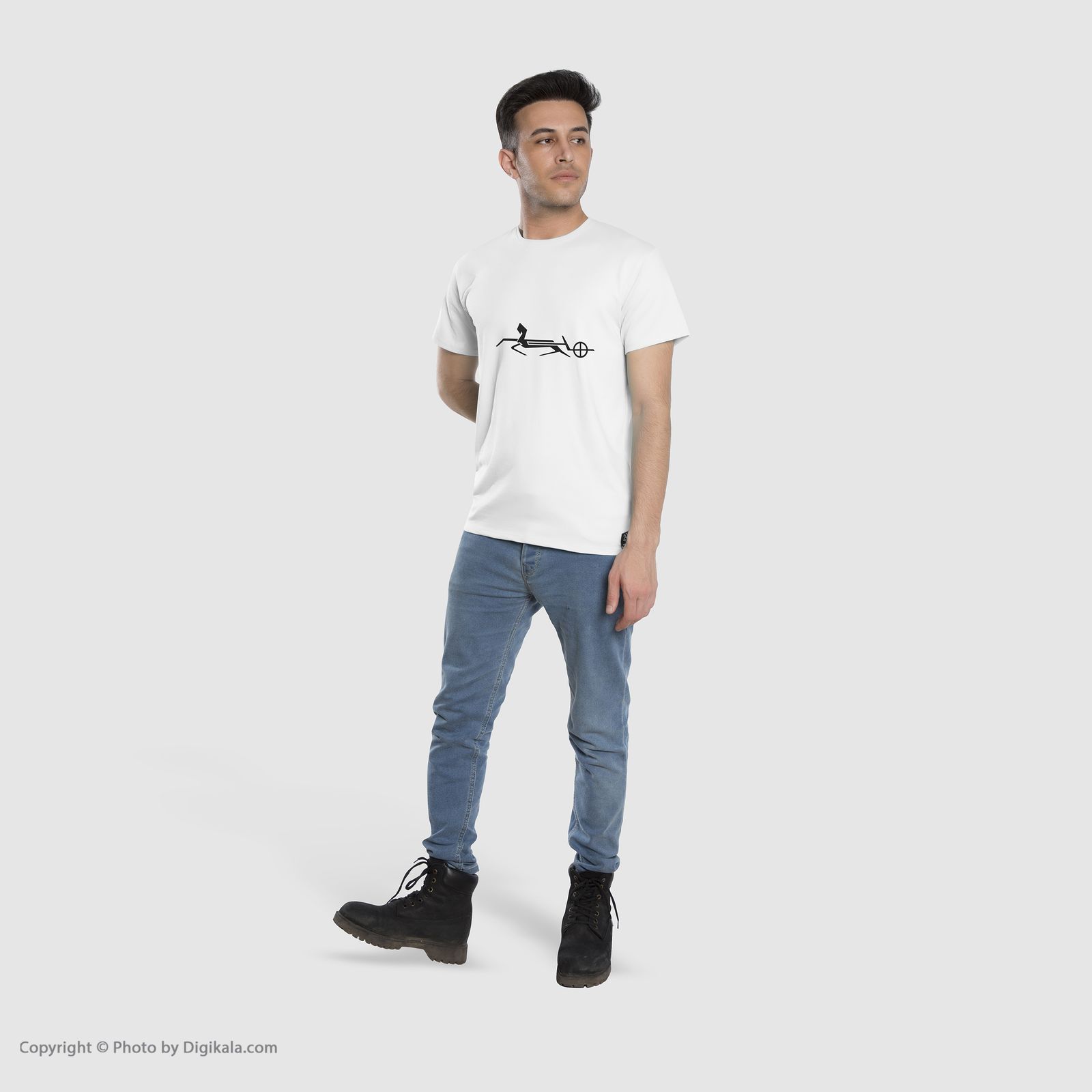 تی شرت مردانه به رسم طرح ایران ناسیونال کد 3377 -  - 5