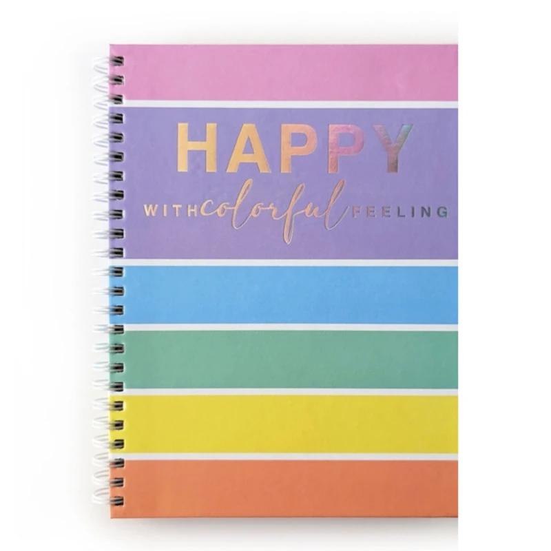 دفتر برنامه‌ریزی 80 برگ مدل happy colorful