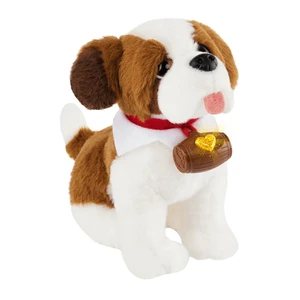 عروسک طرح سگ گله مدل Elf Pets Saint Bernard Tradition کد SZ13/1155 طول 20 سانتی‌متر