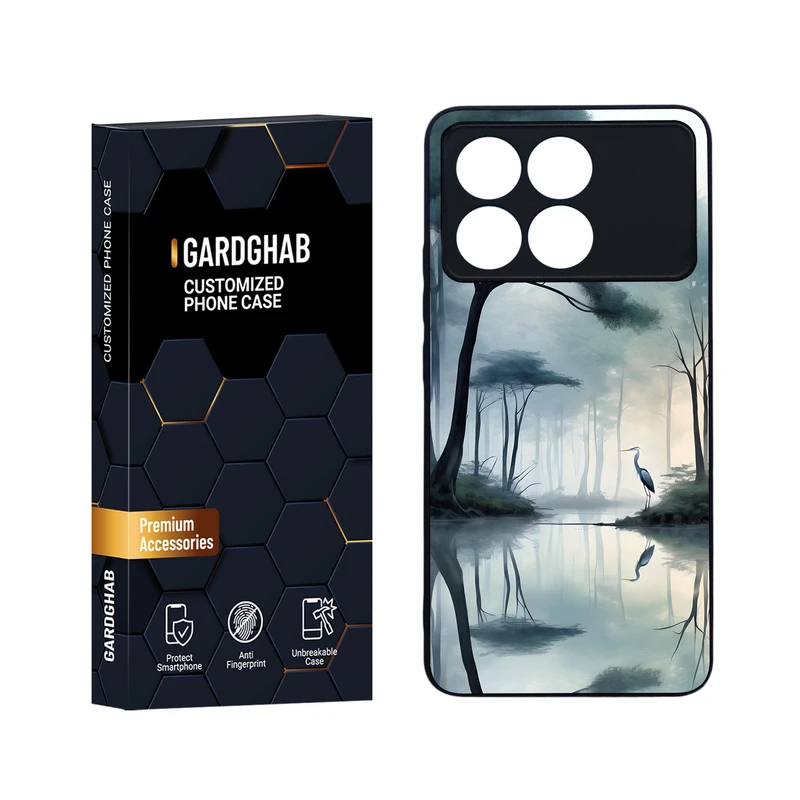کاور گارد قاب مدل هنری مناسب برای گوشی موبایل شیائومی Redmi K70 / K70 Pro / Poco F6 Pro 5G