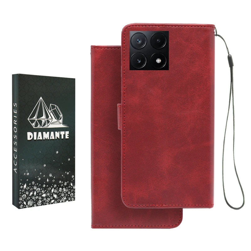 کیف کلاسوری دیامانته مدل Mortand Bk مناسب برای گوشی موبایل شیائومی Poco X6 Pro