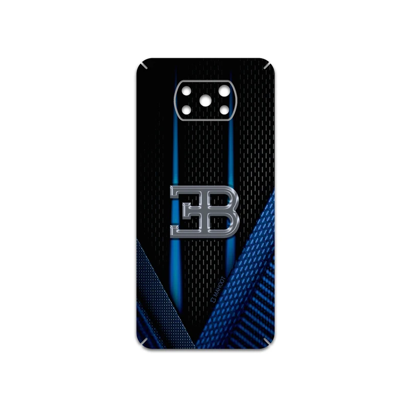 برچسب پوششی ماهوت مدل BUGATTI مناسب برای گوشی موبایل شیائومی Poco X3 NFC