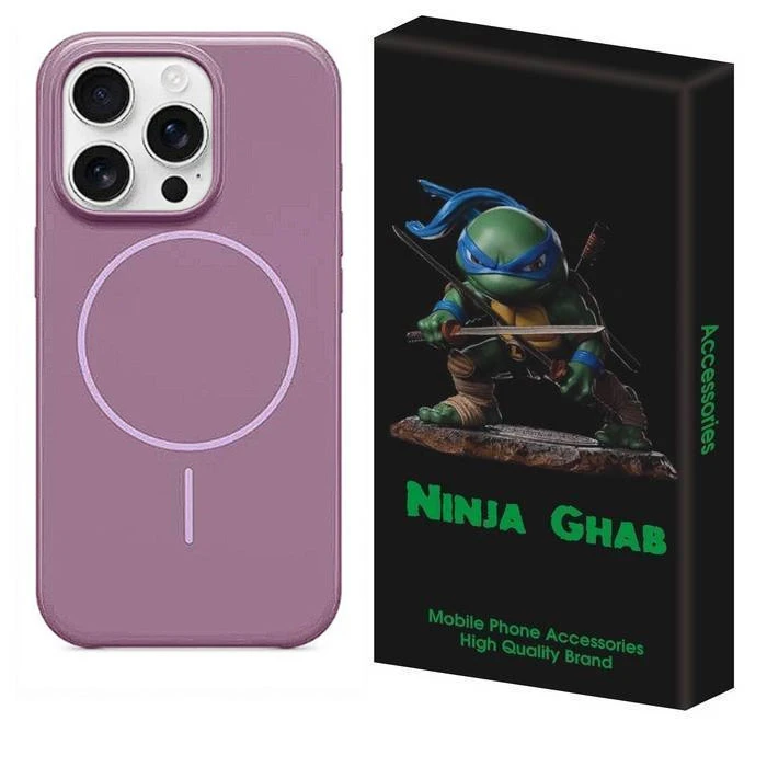 کاور نینجا قاب مدل پاک کنی مگ سیف دار مناسب برای گوشی موبایل اپل iPhone 16 Pro Max