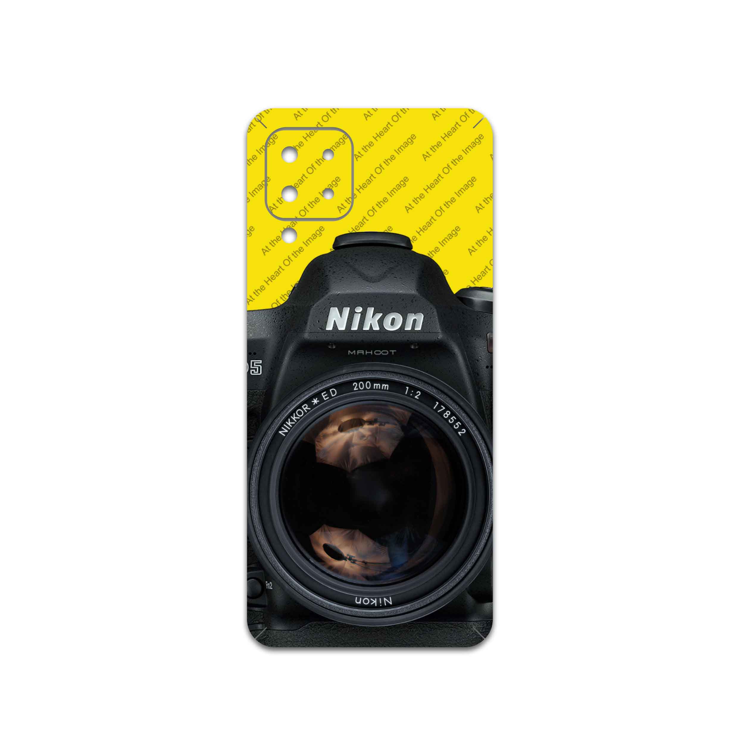 برچسب پوششی ماهوت مدل Nikon-Logo مناسب برای گوشی موبایل سامسونگ Galaxy M22