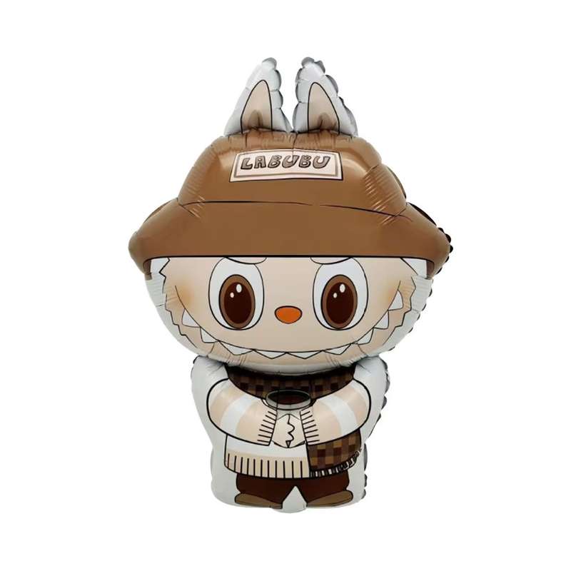 بادکنک فویلی مدل لبوبو طرح کلاه دار کد NH-6