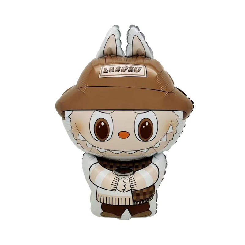 بادکنک فویلی مدل لبوبو طرح کلاه دار کد NH-6