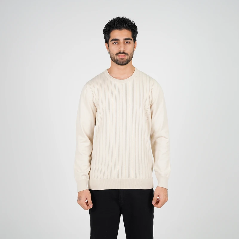 پلیور یقه گرد مردانه پاتن جامه مدل 304021040013999