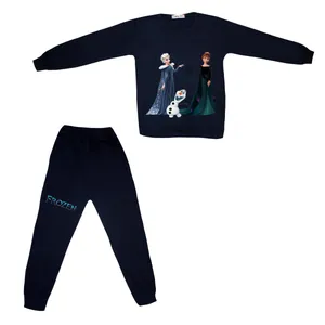 ست تی شرت و شلوار دخترانه مدل السا و النا