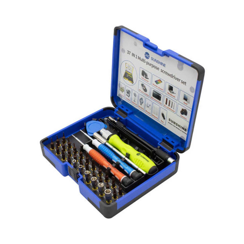 مجموعه 37 عددی پیچ گوشتی سانشاین مدل SS-5110 مجموعه 37 عددی پیچ گوشتی سانشاین مدل SS-5110