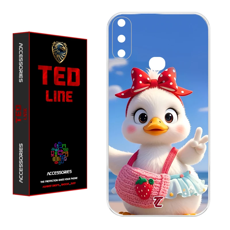 کاور تدلاین طرح اردک کد 1186 مناسب برای گوشی موبایل سامسونگ Galaxy A10S