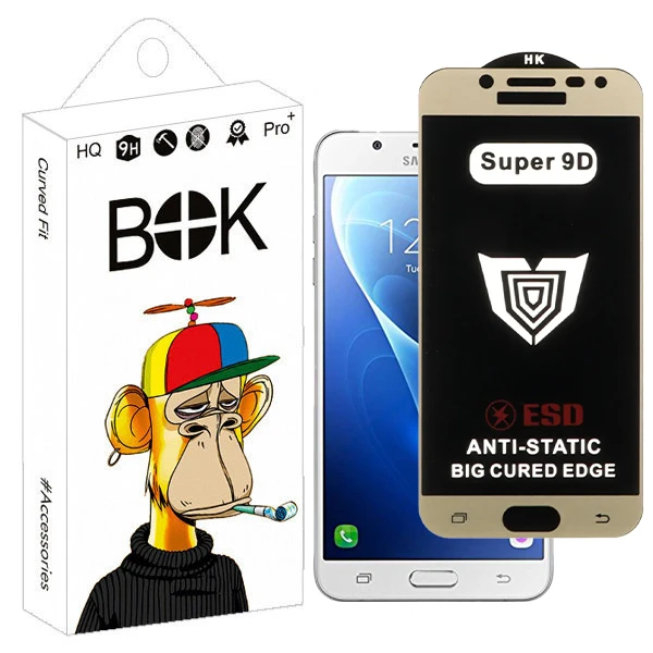 محافظ صفحه نمایش بوک مدل Super9D Alpha مناسب برای گوشی موبایل سامسونگ Galaxy J7 Prime