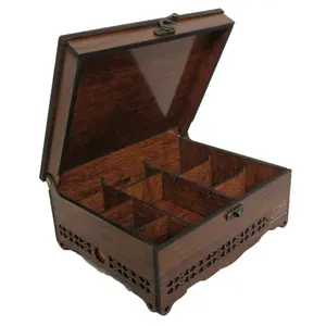 جعبه هدیه مدل حصیر گلی   کد M -95