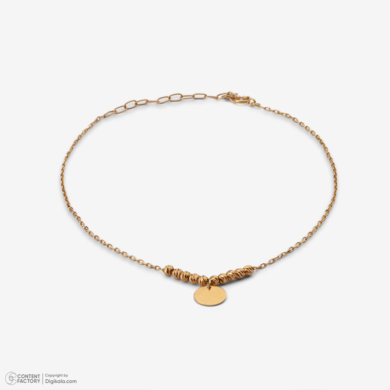 پابند طلا 18 عیار زنانه ماوی گالری مدل البرناردو و سکه