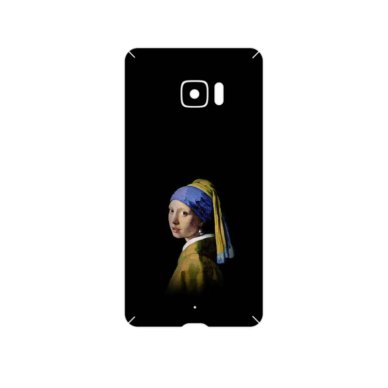 برچسب پوششی ماهوت مدل Girl with a Pearl Earring of Vermeer مناسب برای گوشی موبایل اچ تی سی U Ultra