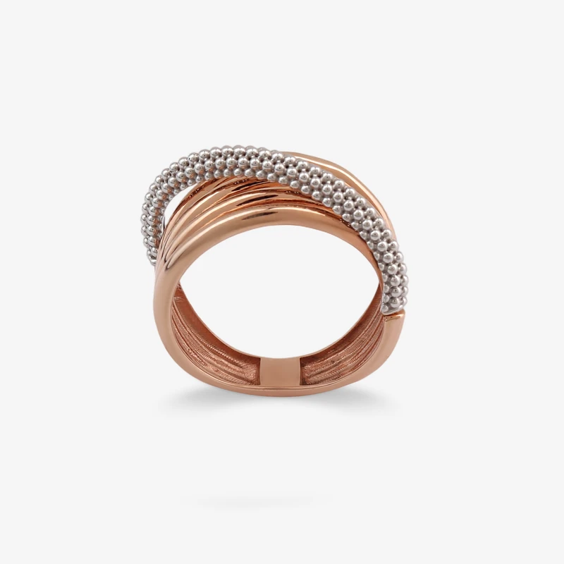 انگشتر طلا 18 عیار زنانه گلدم مدل R353013