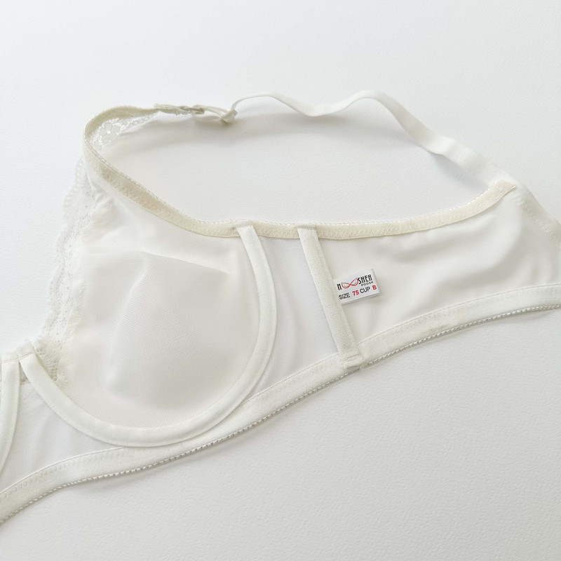 سوتین زنانه نوشه پوش مدل فنردار توری کد 209