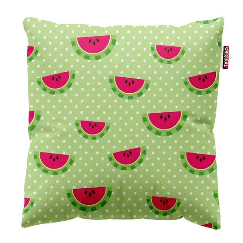  کوسن پاد آفرین طرح هندونه یلدا کد 4045 سایز 30*30 سانتی متر