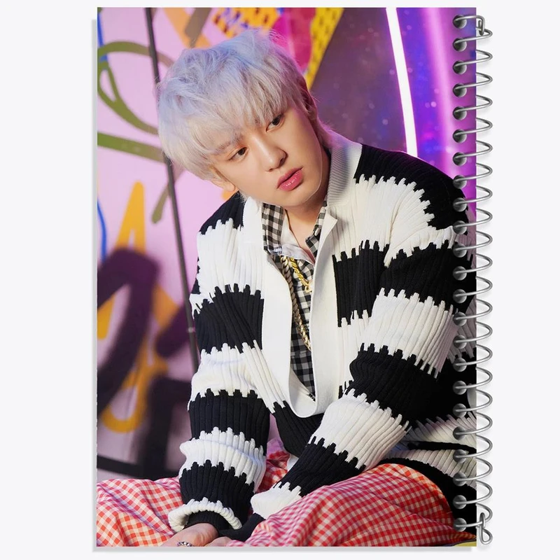 دفتر مشق 100 برگ خندالو طرح چانیول گروه اکسو EXO کد 16836