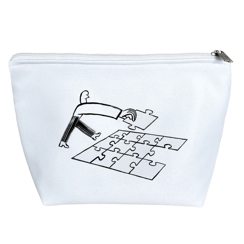 کیف لوازم آرایش دخترانه خندالو مدل پازل کد 9130