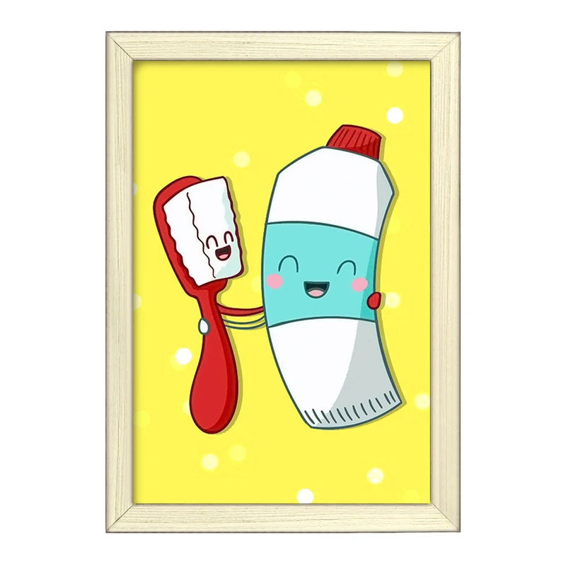 تابلو خندالو طرح دندان و دندانپزشکی کودکانه کد 27749