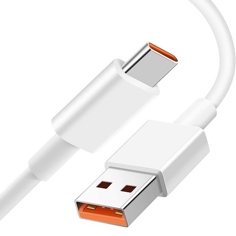   کابل تبدیل USB به USB-C مدل 6A Turbo طول 1 متر