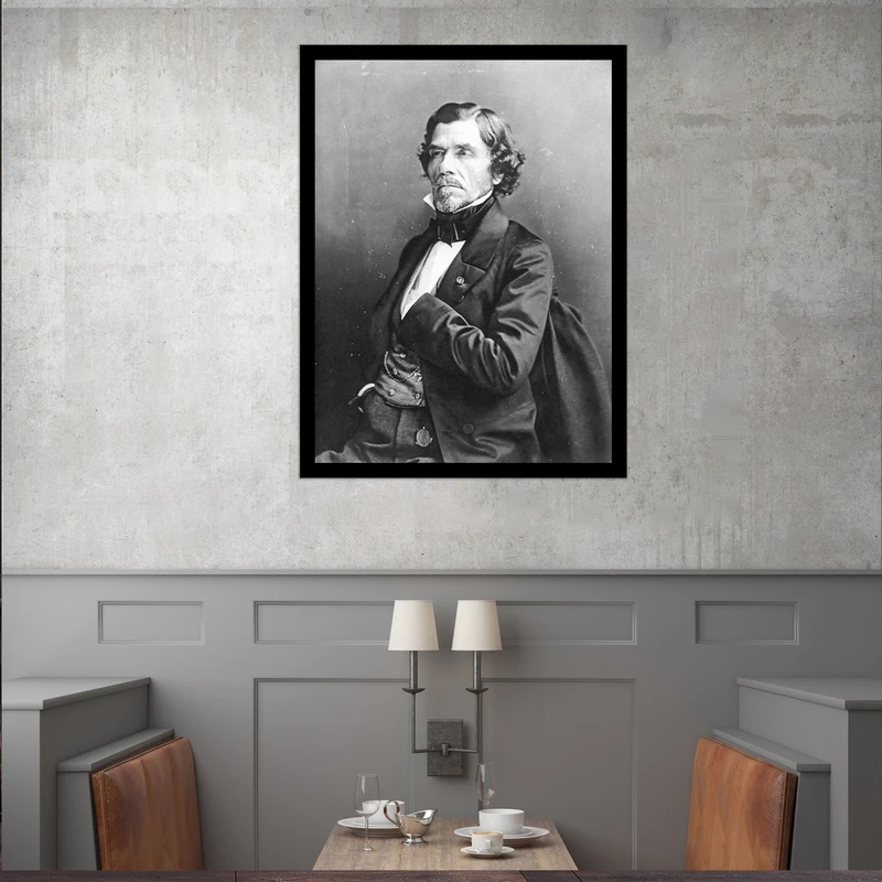 تابلو بکلیت طرح نقاش اوژن دولاکروا مدل قاب شاسی B-S9844