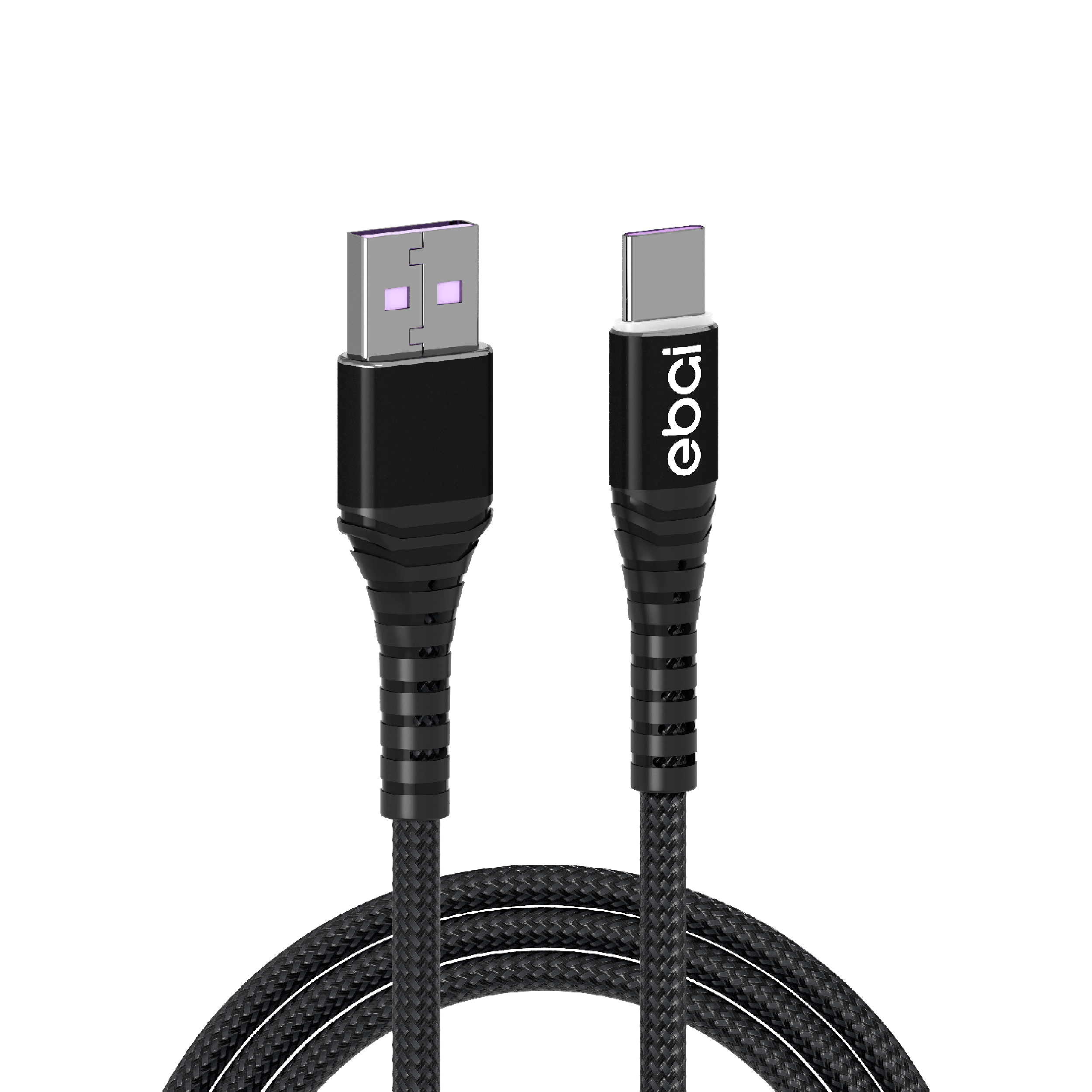 کابل تبدیل USB به USB-C ایبای مدل C1 طول 1.2 متر