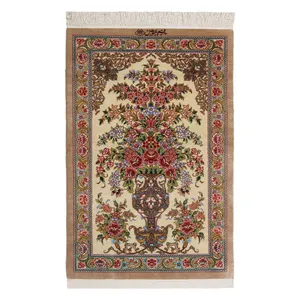 miniature silk rug vase design model s3