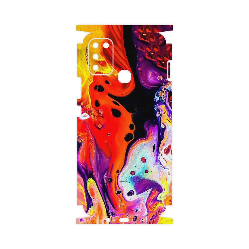 برچسب پوششی ماهوت مدل Abstract Oil Art-FullSkin مناسب برای گوشی موبایل اینفینیکس Hot 11 Play