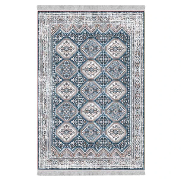 فرش پارچه‌ای دفه مدل فرشینه طرح مدرن  کد 8116