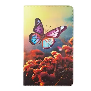 کیف کلاسوری مدل پروانه مناسب برای تبلت سامسونگ Galaxy Tab A9 X110-X115