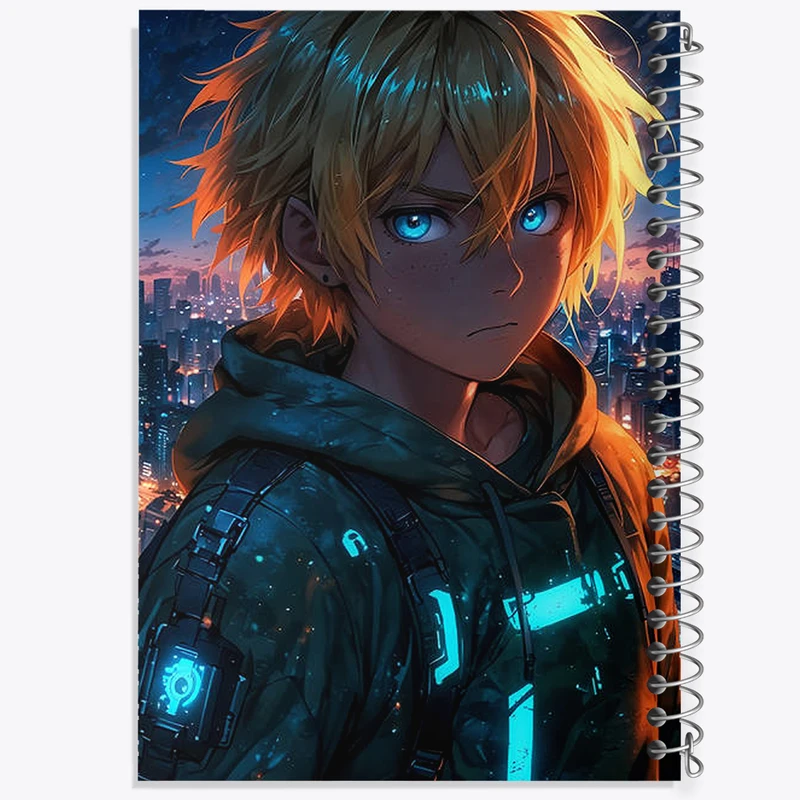 دفتر لیست خرید 50 برگ خندالو طرح پسر انیمه ای کد N1935