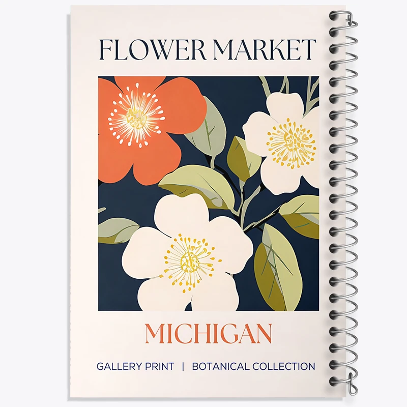 دفتر نقاشی 50 برگ خندالو طرح گل گلی کد N5331