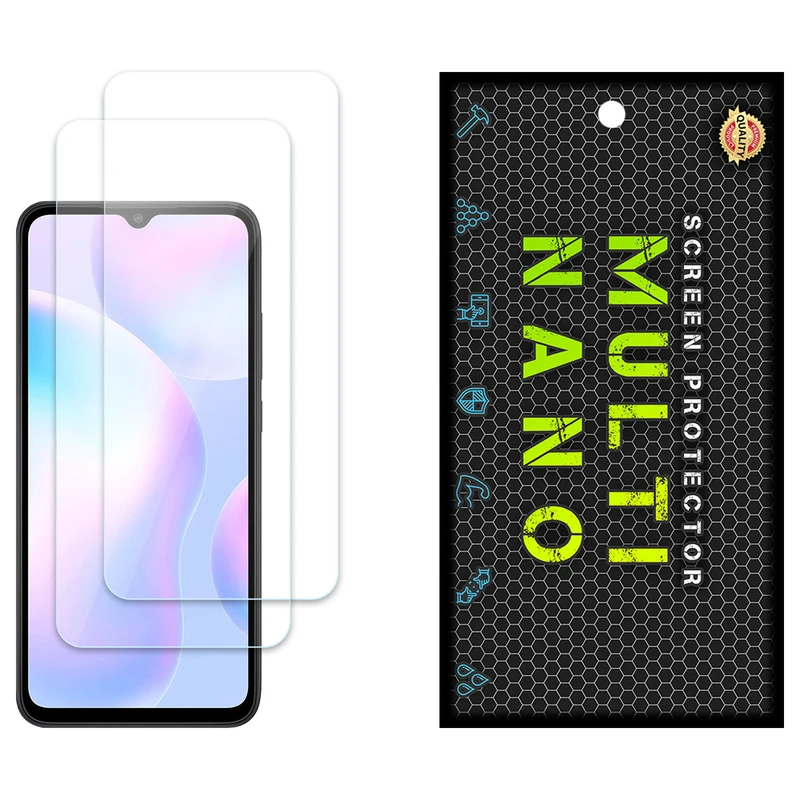 محافظ صفحه نمایش مولتی نانو مدل X-S2N مناسب برای گوشی موبایل شیائومی Redmi 9i بسته دو عددی