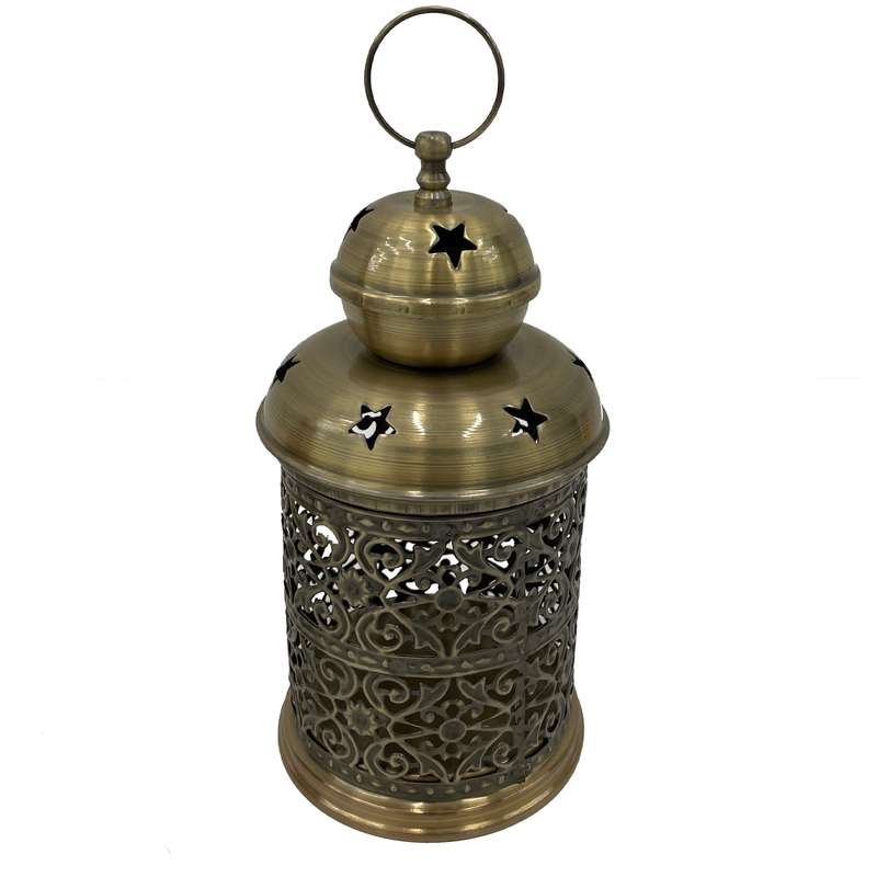 جاشمعی طرح فانوس فلزی