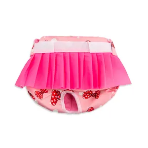 پوشک سگ تادو طرح ماده دامنی کد 1124 سایز XL