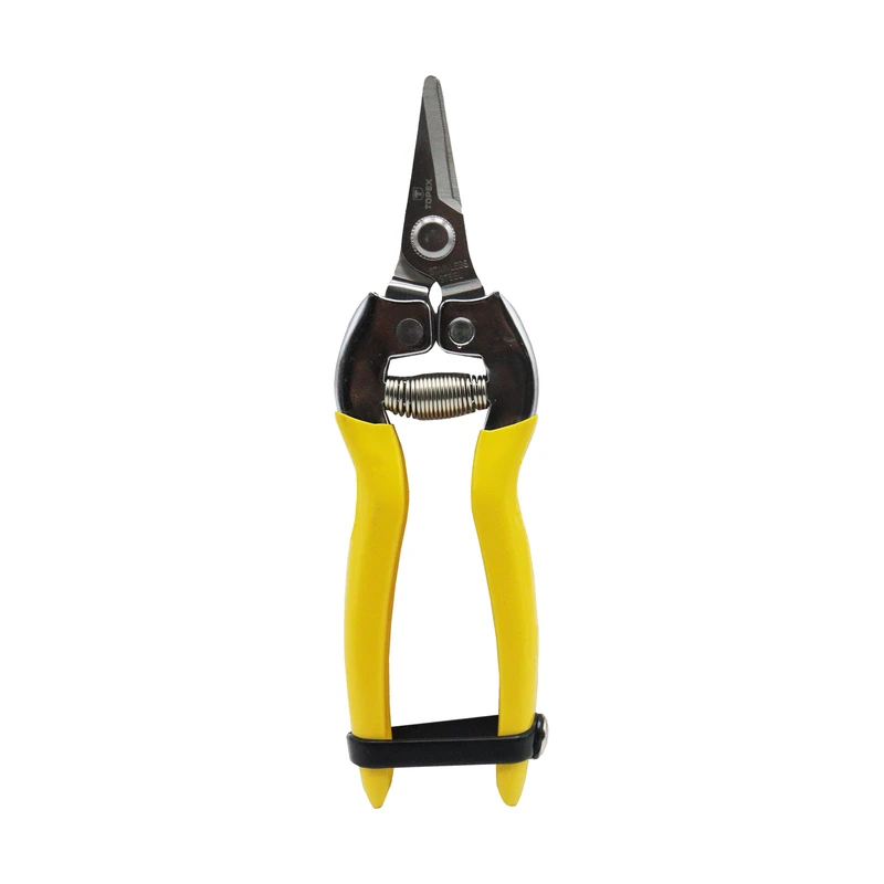 قیچی میوه چینی تاپکس مدل سرکج کد YP-KOTAH-TP-8006-165MM سایز 6.5 اینچ