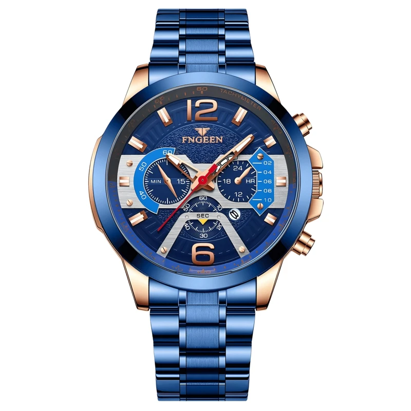 ساعت مچی عقربه‌ای کوارتز مردانه اف ان جین مدل اسپرت کد 1.1