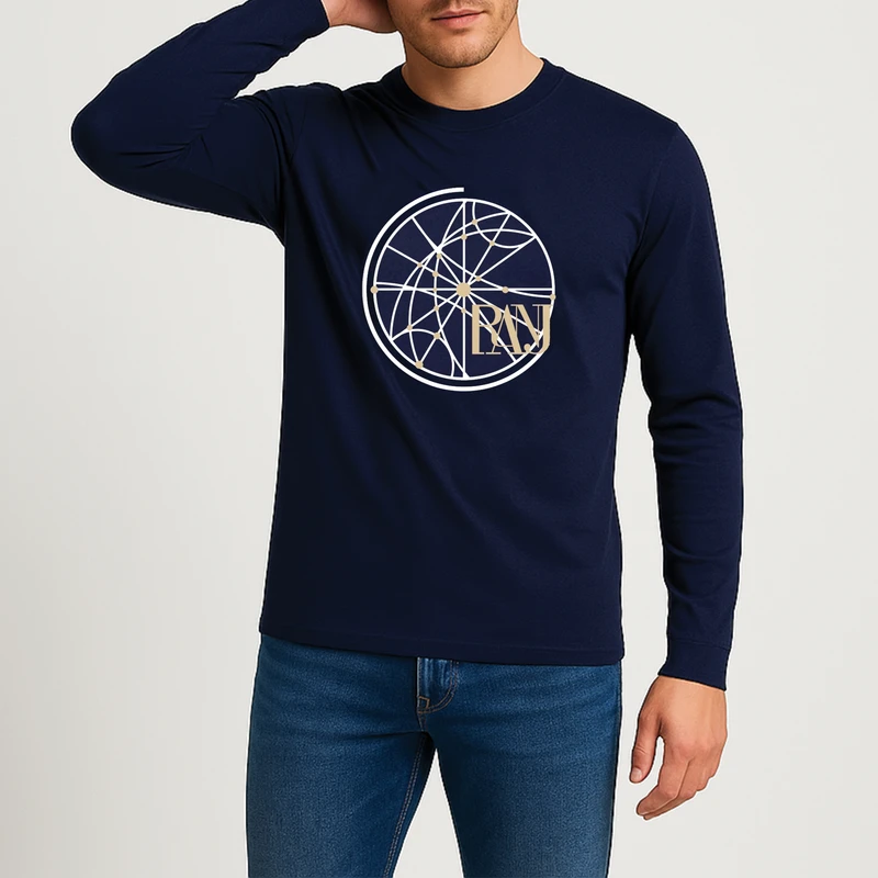 تی شرت آستین بلند مردانه رانژ مدل  22RA01D03M-2098-01 