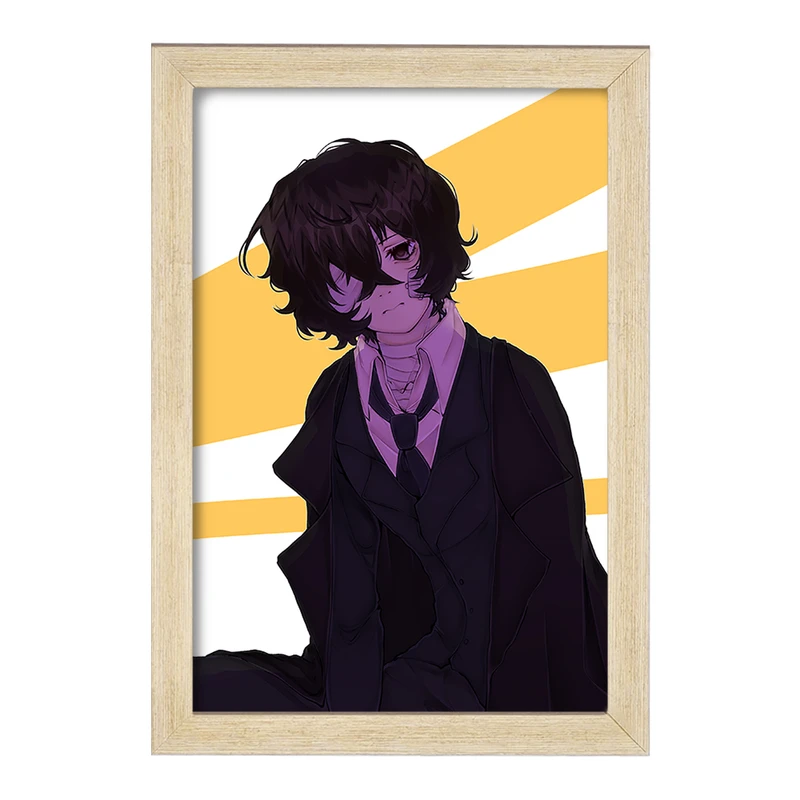 تابلو خندالو مدل دازای انیمه سگ های ولگرد بانگو کد F2475