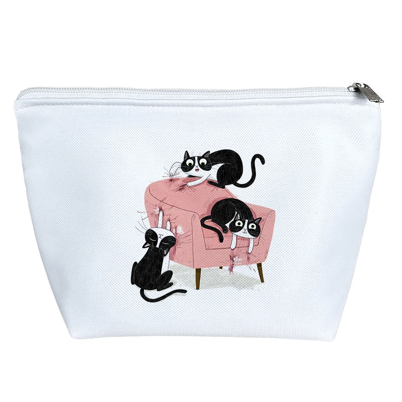 کیف لوازم آرایش دخترانه خندالو مدل گربه (Cat) کد H1710