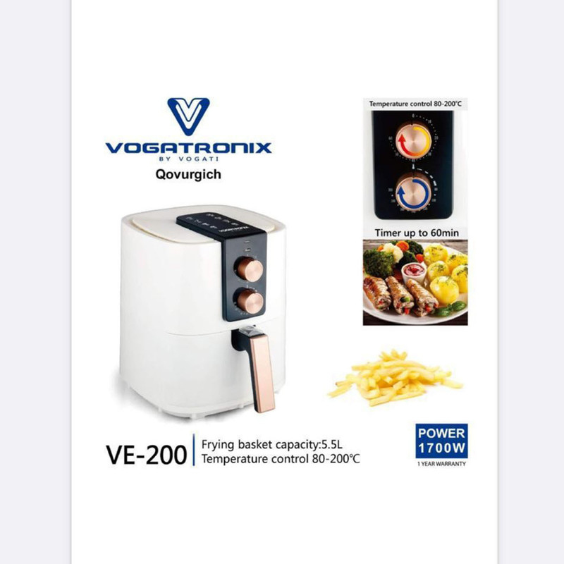 سرخ کن بدون روغن وگاترونیکس مدل VE-200