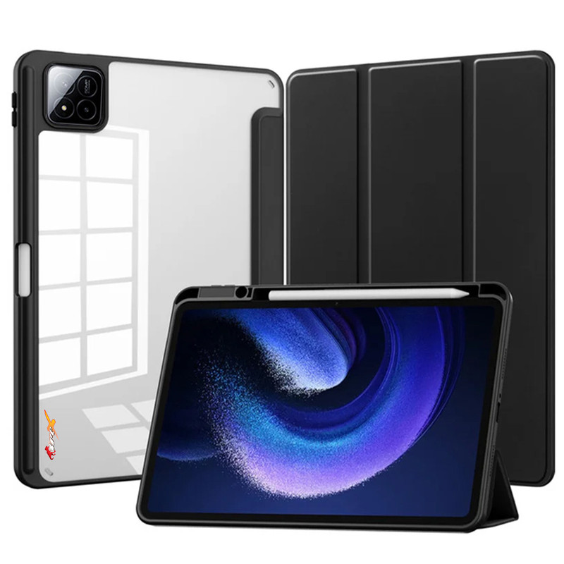 کیف کلاسوری تی رکس مدل Clear مناسب برای تبلت شیائومی Pad 7 / Pad 7 pro