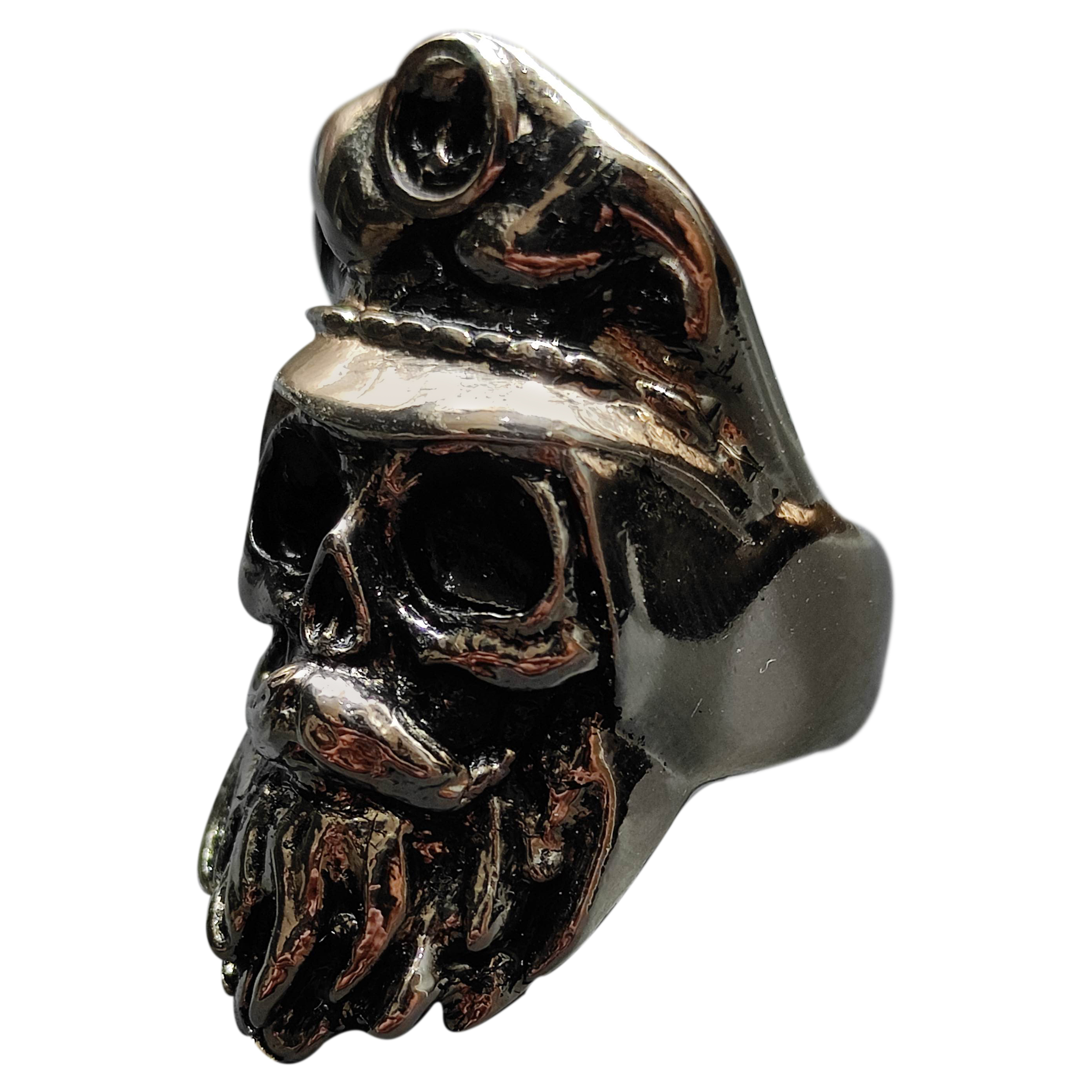 انگشتر مردانه مدل اسکلت کد GL058